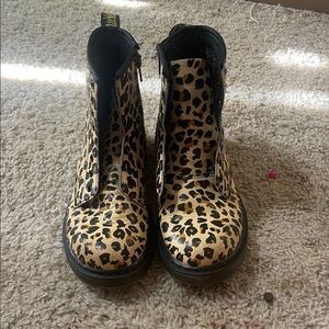 Leopard Print kids Boots